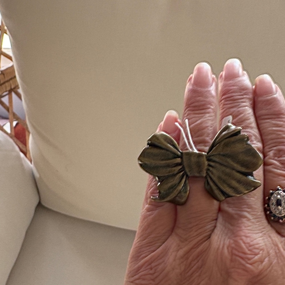 Park Lane Gold Bow Ring